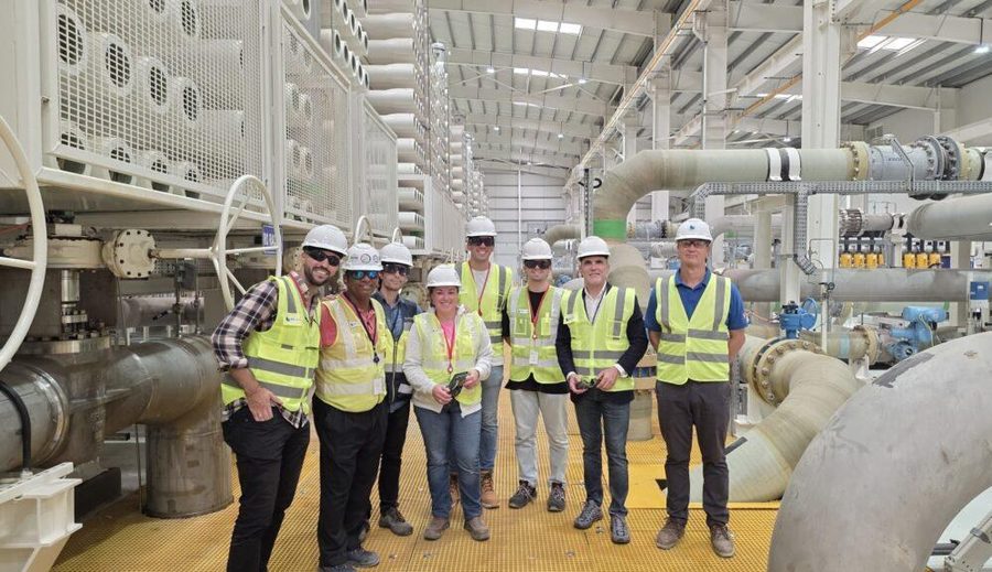 Savener engineering team on site at an industrial plant